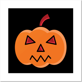 Monster Pumpkin Cute Halloween T-shirt Posters and Art